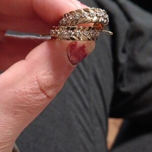 Elegant Gold-Tone Women's Hoop Earrings